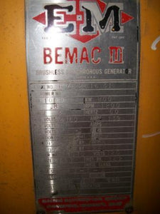 800 KW 1200RPM 4160V Bemac