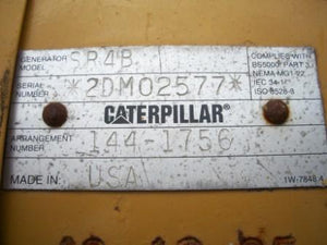 1000 KW 1800RPM 480V Caterpillar SR4-B